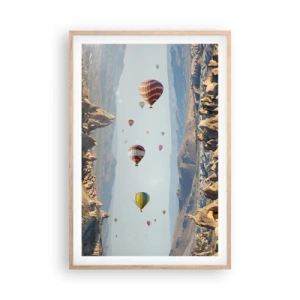 Affisch i ram av ljusek - Här är allt möjligt - 61x91 cm