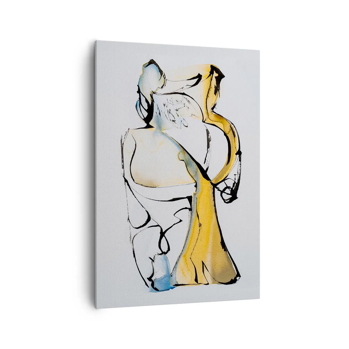 Canvastavla - Bild på duk - Abstraktion i glas - 70x100 cm