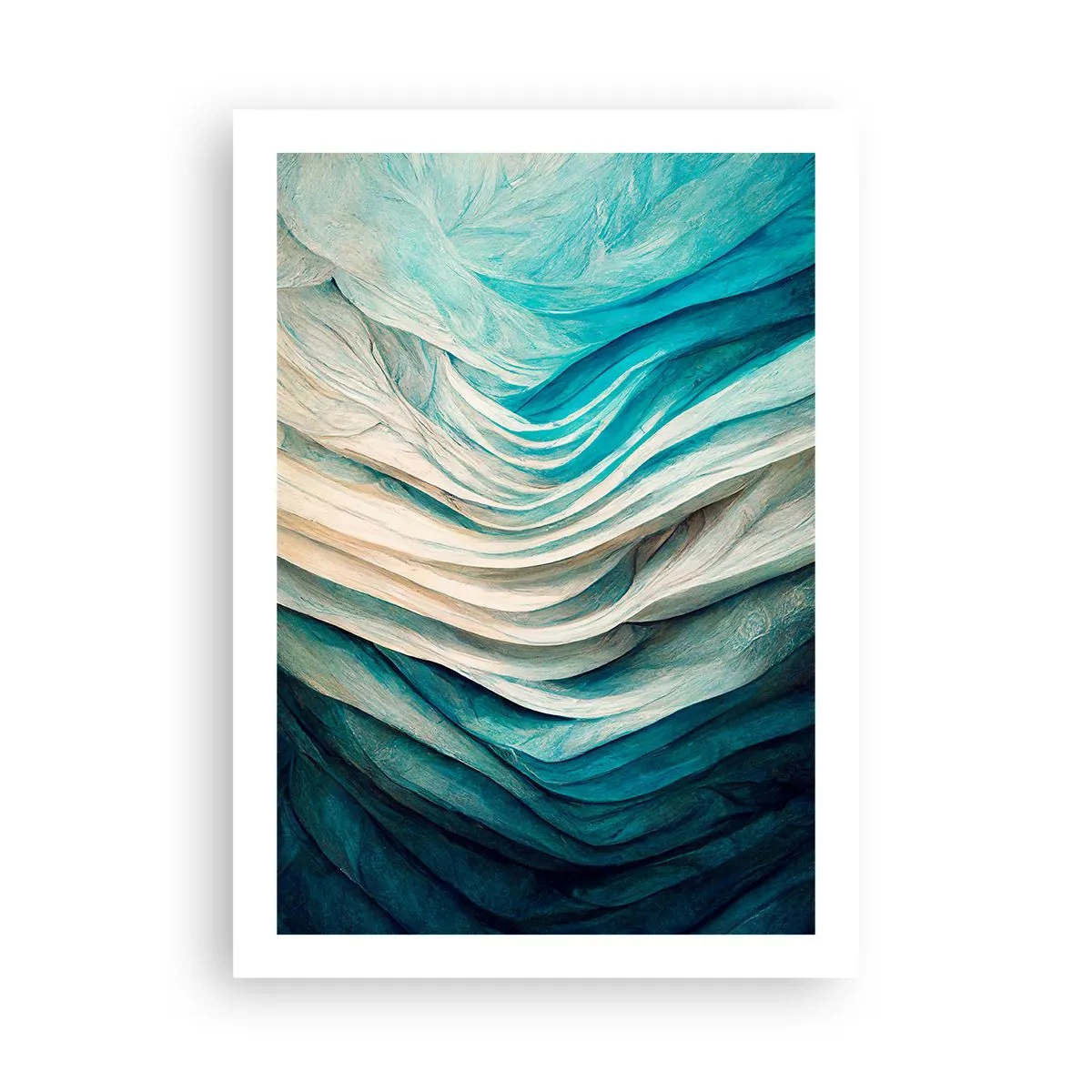 Affisch - Blå omättlighet - 50x70 cm