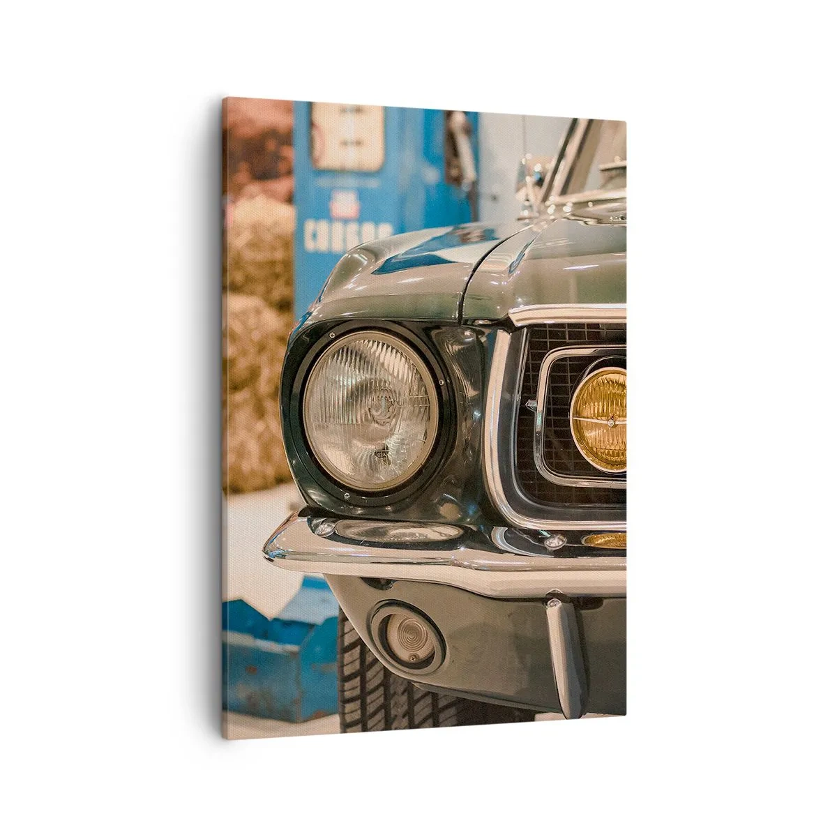 Canvastavla - Bild på duk - Ett möte med legenden - 50x70 cm