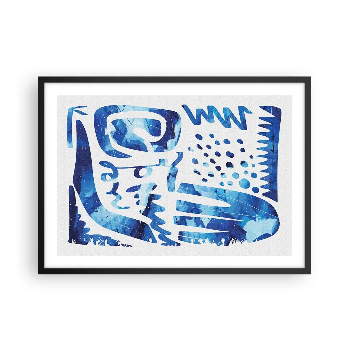 Affisch i svart ram - Tillbaka till rötterna - 70x50 cm