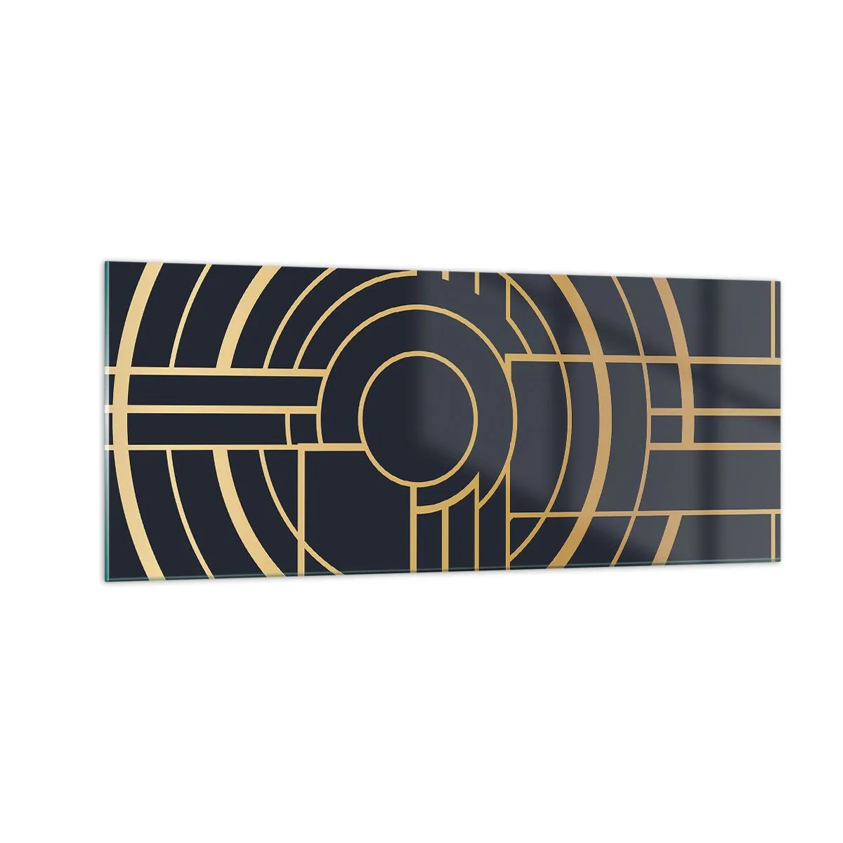 Glastavla - Bild på glas - Sakernas gång - 100x40 cm