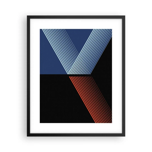 Affisch i svart ram - Enkel historia - 40x50 cm