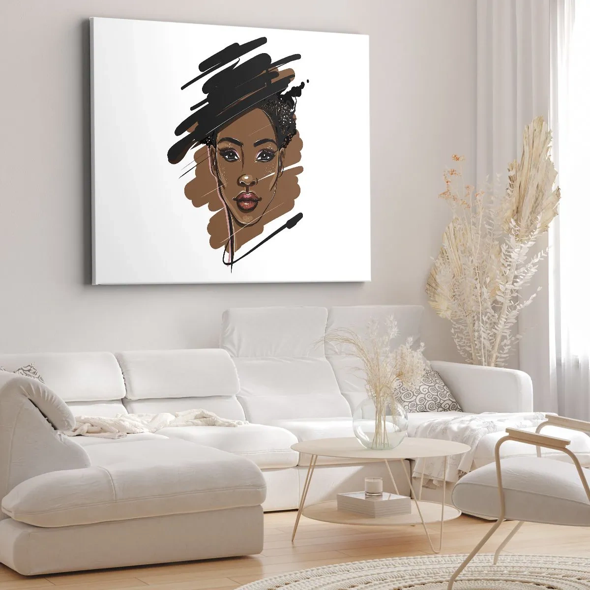 Canvastavla - Bild på duk - Söt som choklad - 120x80 cm