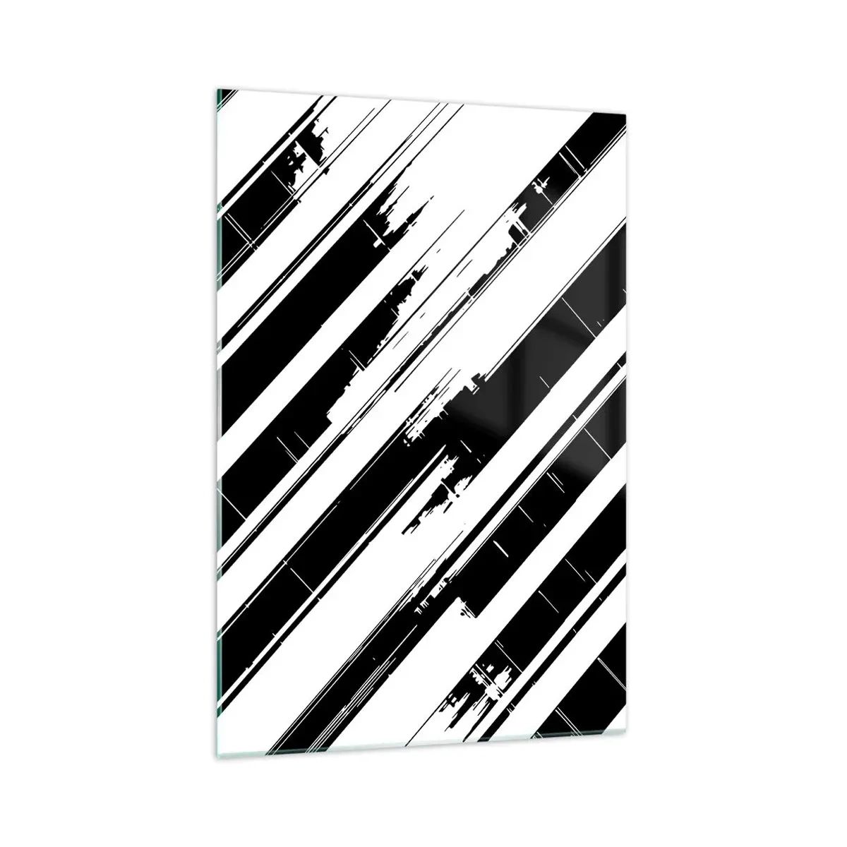 Glastavla - Bild på glas - Intensiv och dynamisk komposition - 70x100 cm