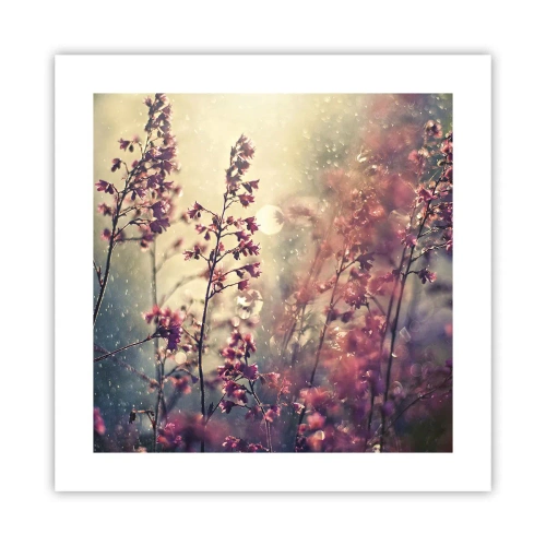 Affisch - Hemlighetsfull trädgård - 40x40 cm