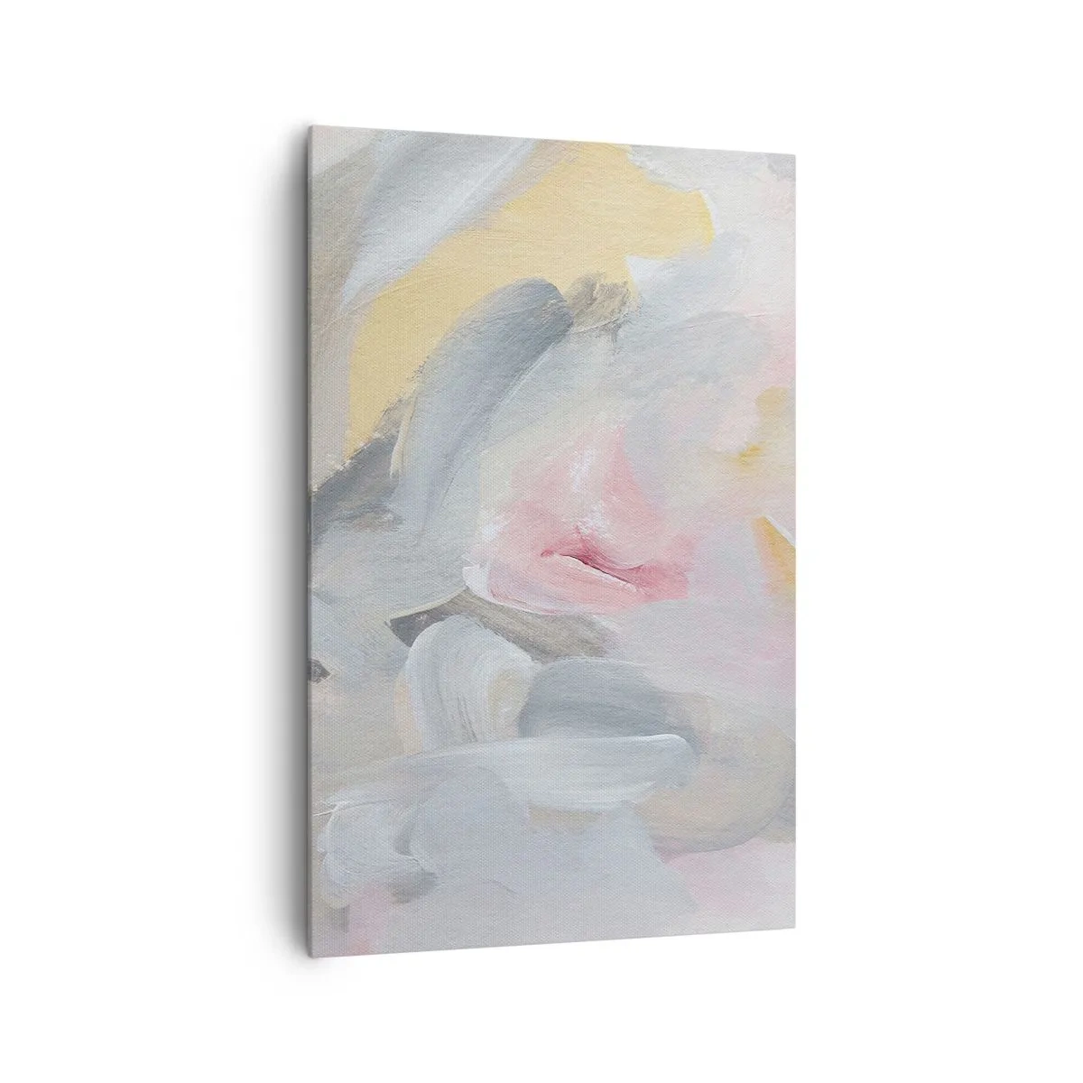 Canvastavla - Bild på duk - I en pastellfärgad värld - 80x120 cm