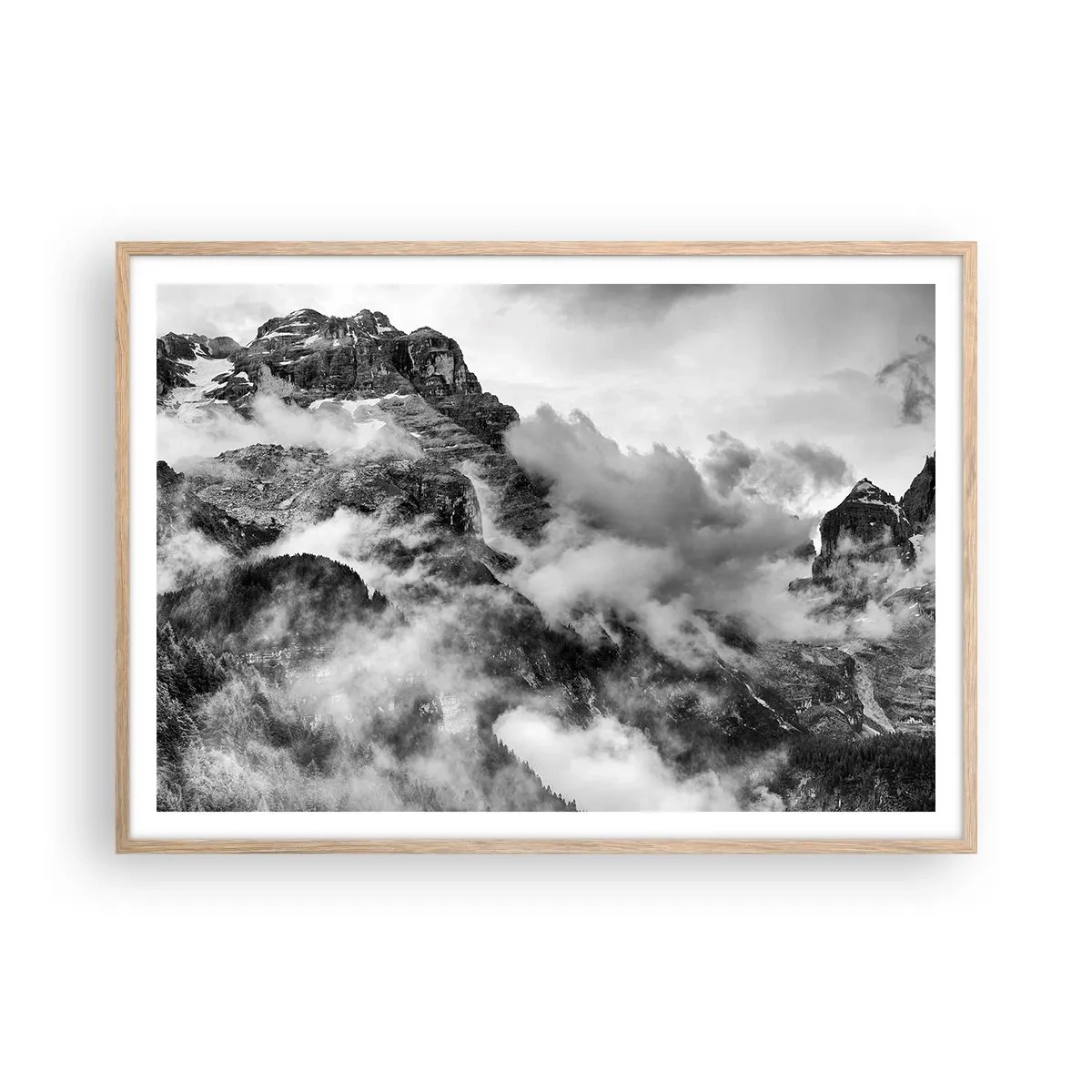 Affisch i ram av ljusek - Vackra och grymma - 100x70 cm