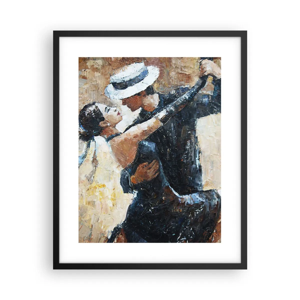 Affisch i svart ram - A la Rudolf Valentino - 40x50 cm