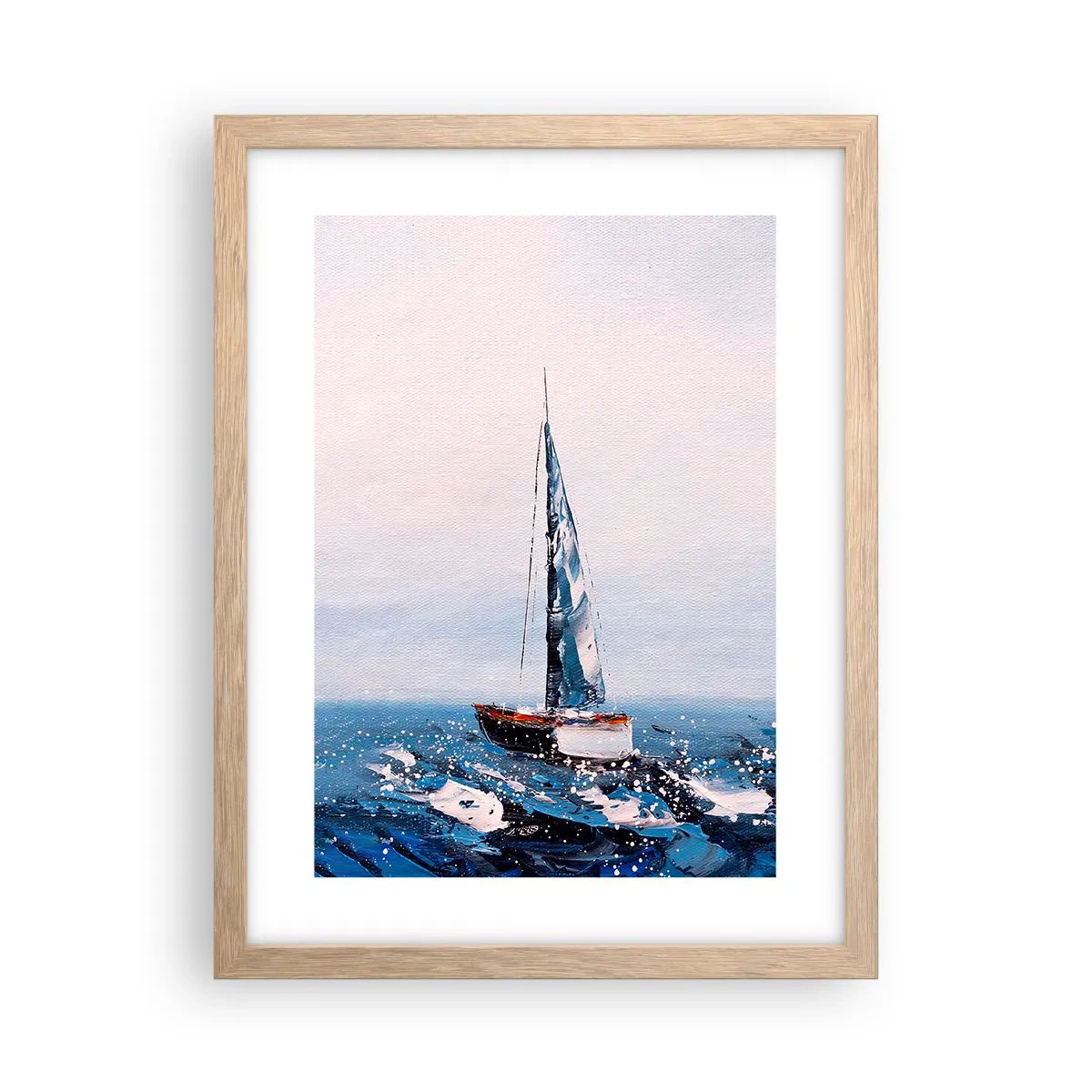 Affisch i ram av ljusek - Vindens broderskap - 30x40 cm