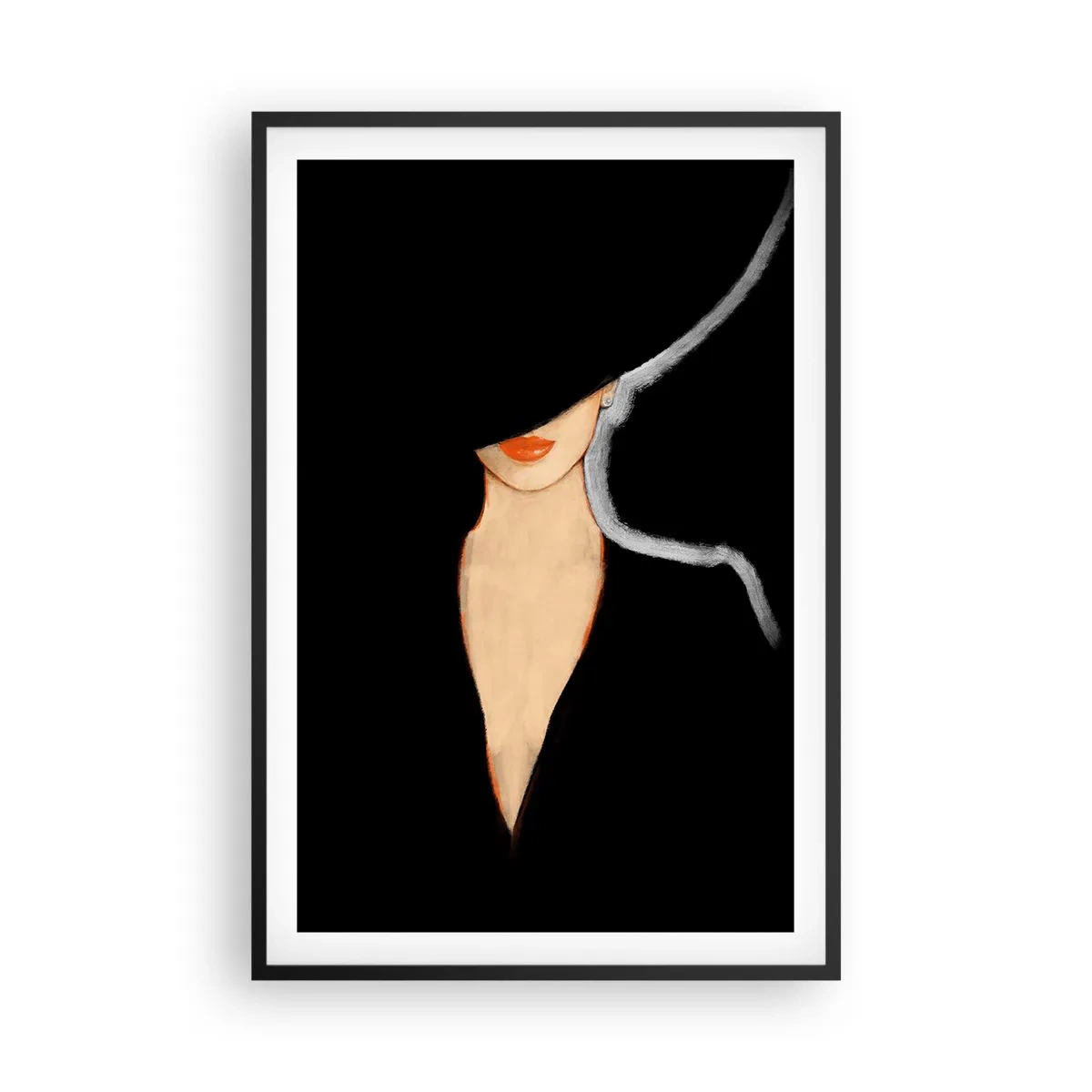 Affisch i svart ram - Elegans och stil - 61x91 cm
