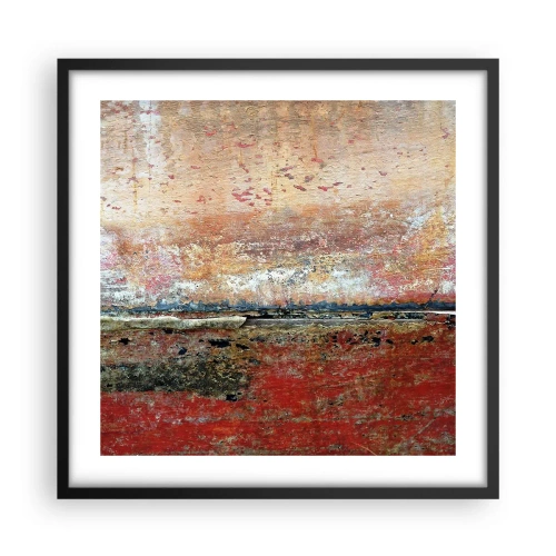 Affisch i svart ram - Kanske är det havet - 50x50 cm