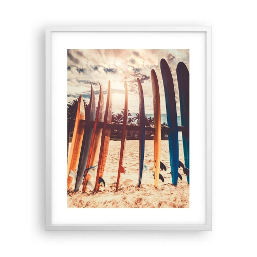 Affisch i vit ram - God natt, vi ses imorgon - 40x50 cm