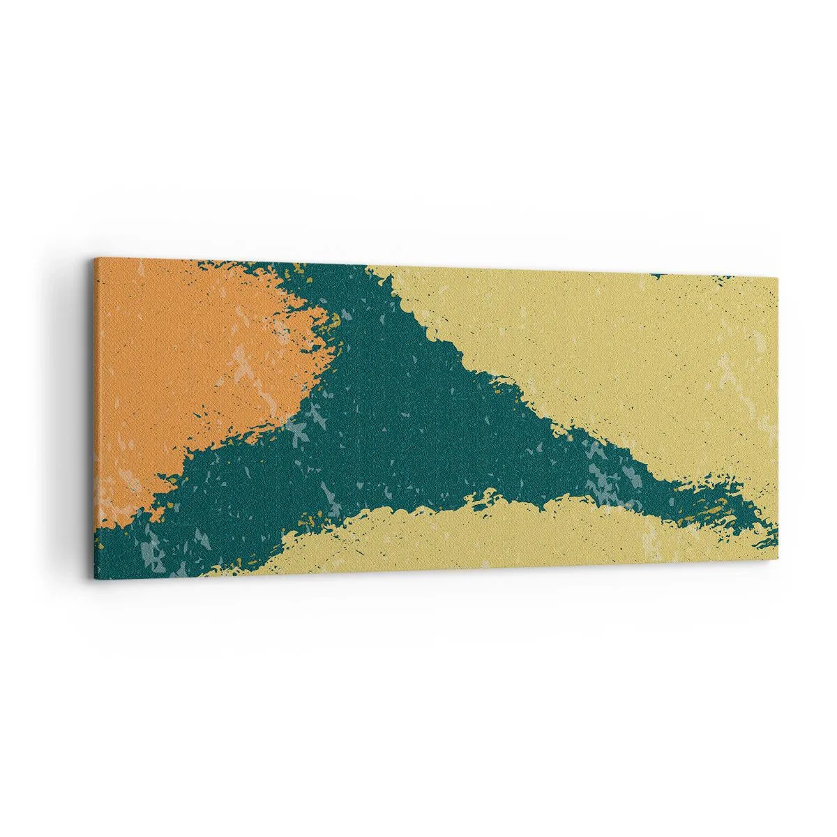 Canvastavla - Bild på duk - Abstraktion - i slow motion - 120x50 cm