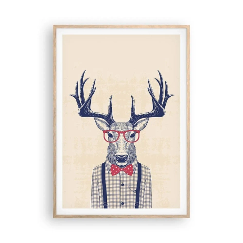 Affisch i ram av ljusek - Rolig extravagans - 70x100 cm