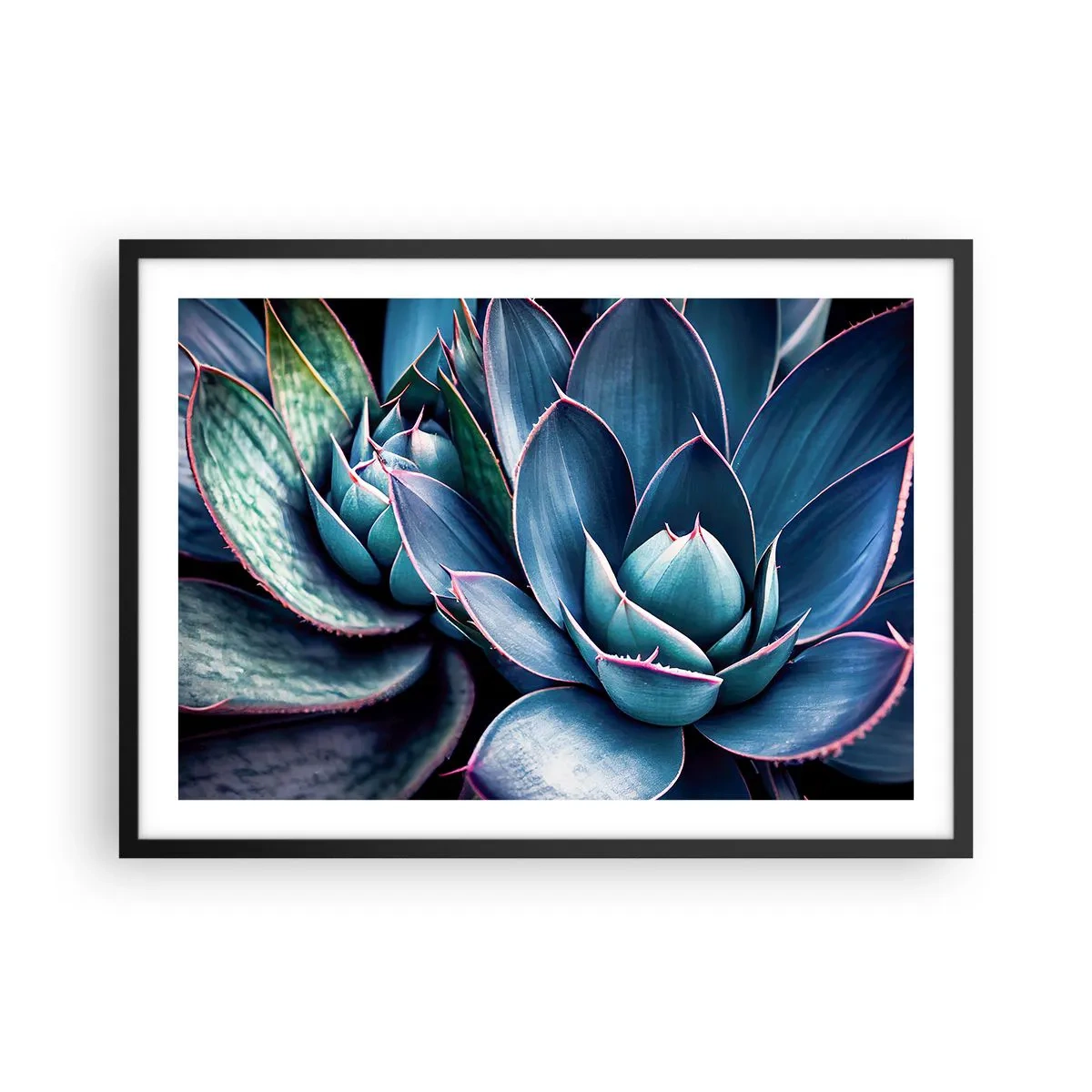 Affisch i svart ram - Vital kraft - 70x50 cm