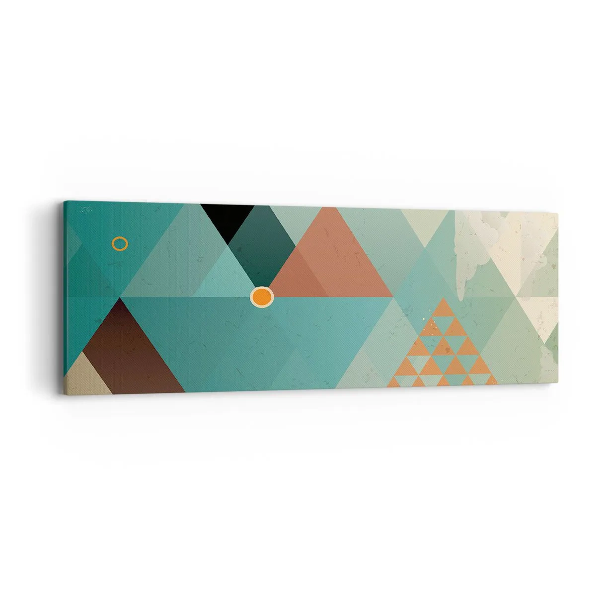 Canvastavla - Bild på duk - Mångfaldens enighet, enighetens mångfald - 90x30 cm