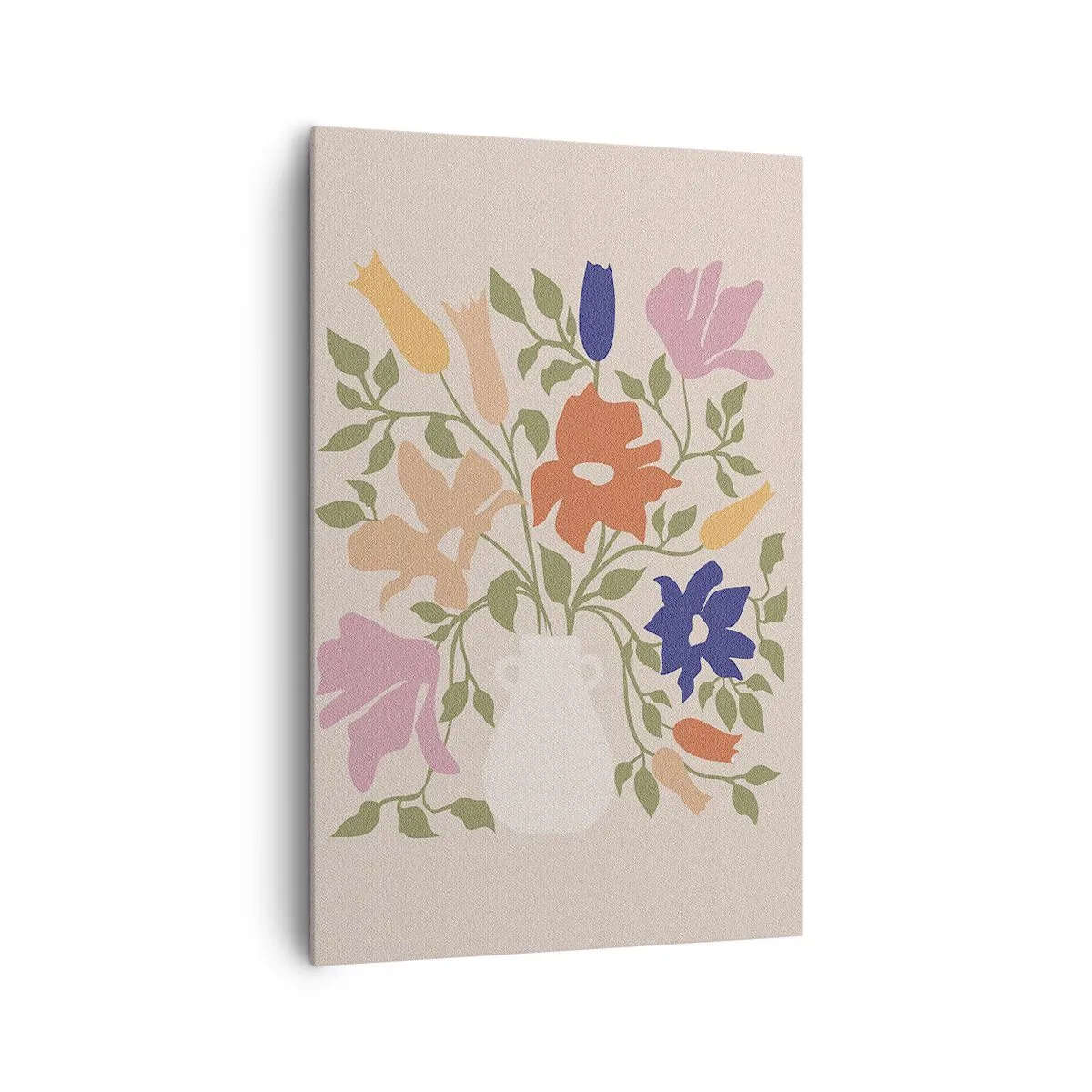 Canvastavla - Bild på duk - En delikat bukett - 80x120 cm