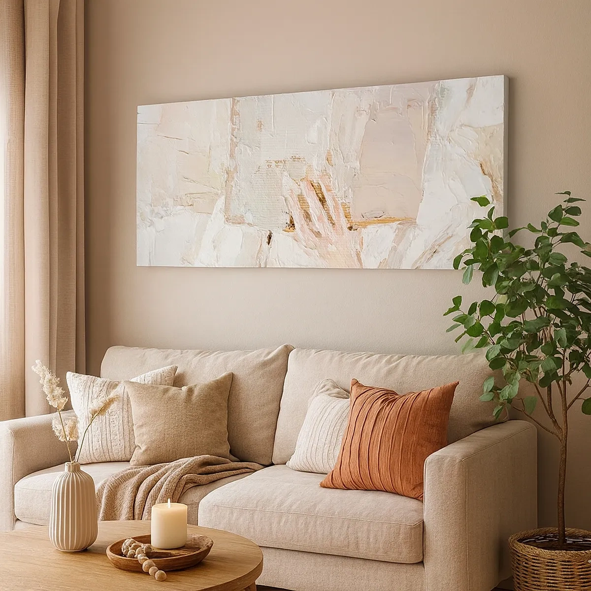 Canvastavla - Bild på duk - I en annan värld - 30x30 cm