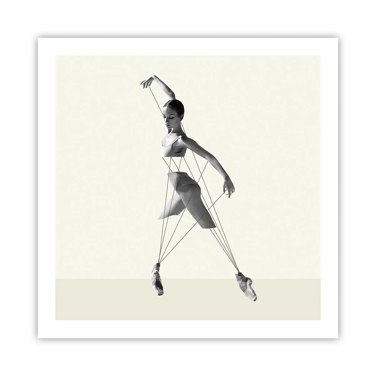 Affisch - I världens teater - 60x60 cm