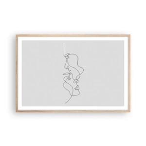 Affisch i ram av ljusek - Sentimentala lustens glöd - 91x61 cm