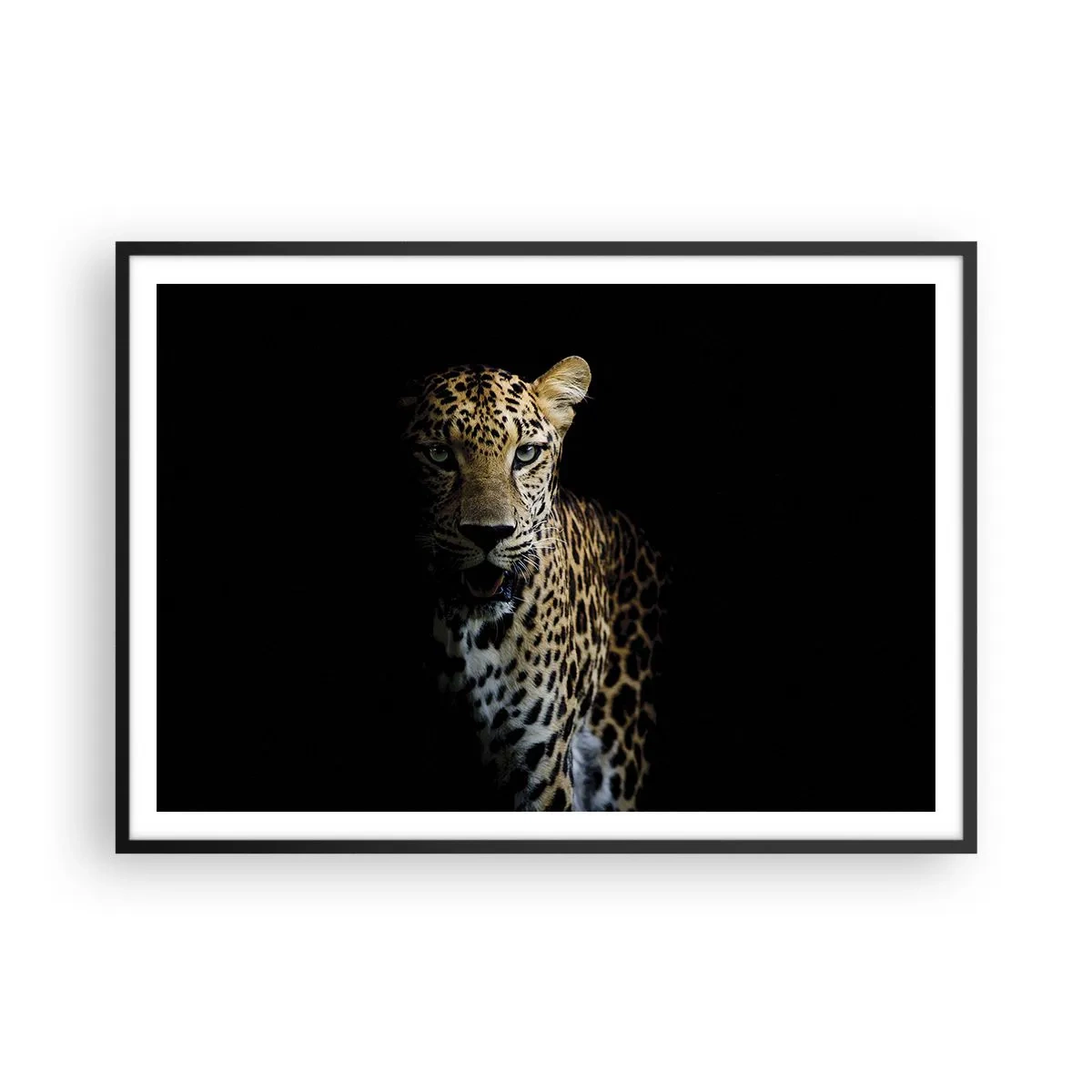 Affisch i svart ram - Mörk skönhet - 100x70 cm