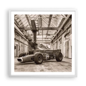 Affisch i vit ram - Segrarens vila - 60x60 cm