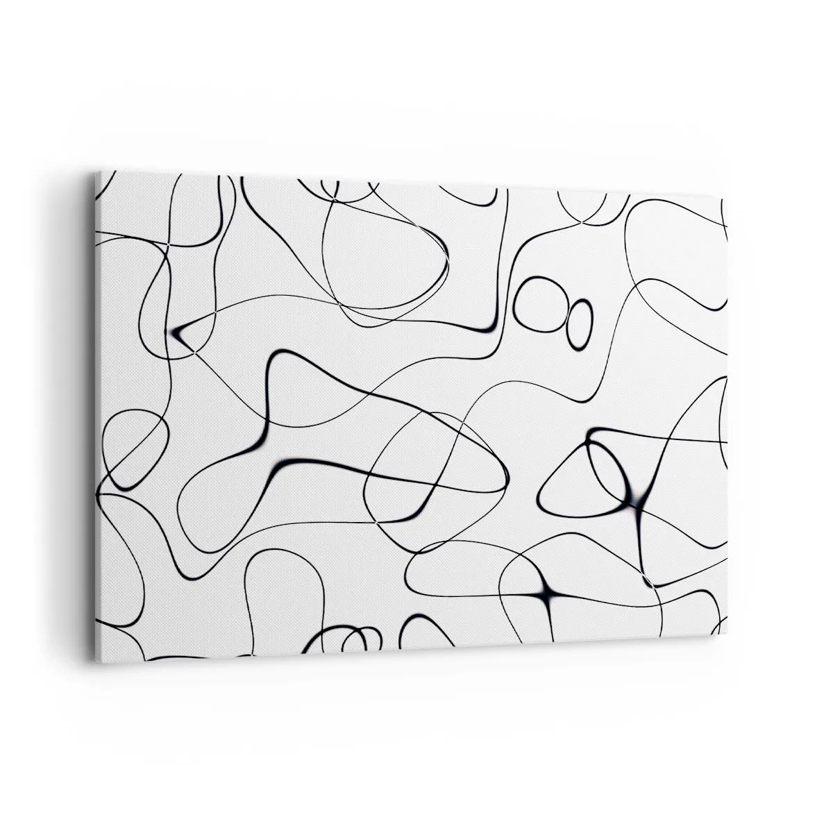 Canvastavla - Bild på duk - Livets stigar, ödets tur - 100x70 cm