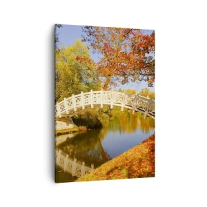 Canvastavla - Bild på duk - På suckarnas vita bro - 50x70 cm
