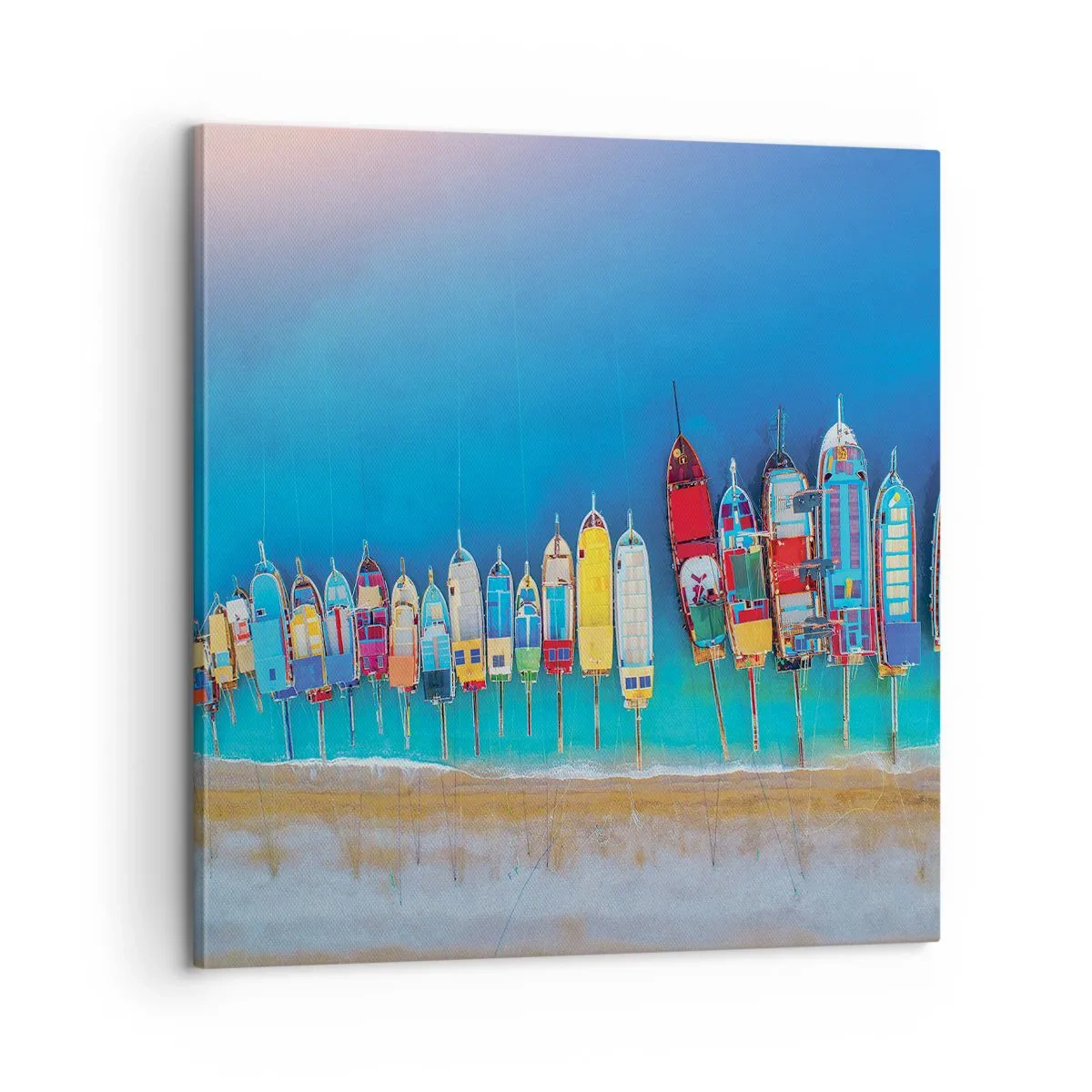 Canvastavla - Bild på duk - Ur fågelperspektivet - 60x60 cm