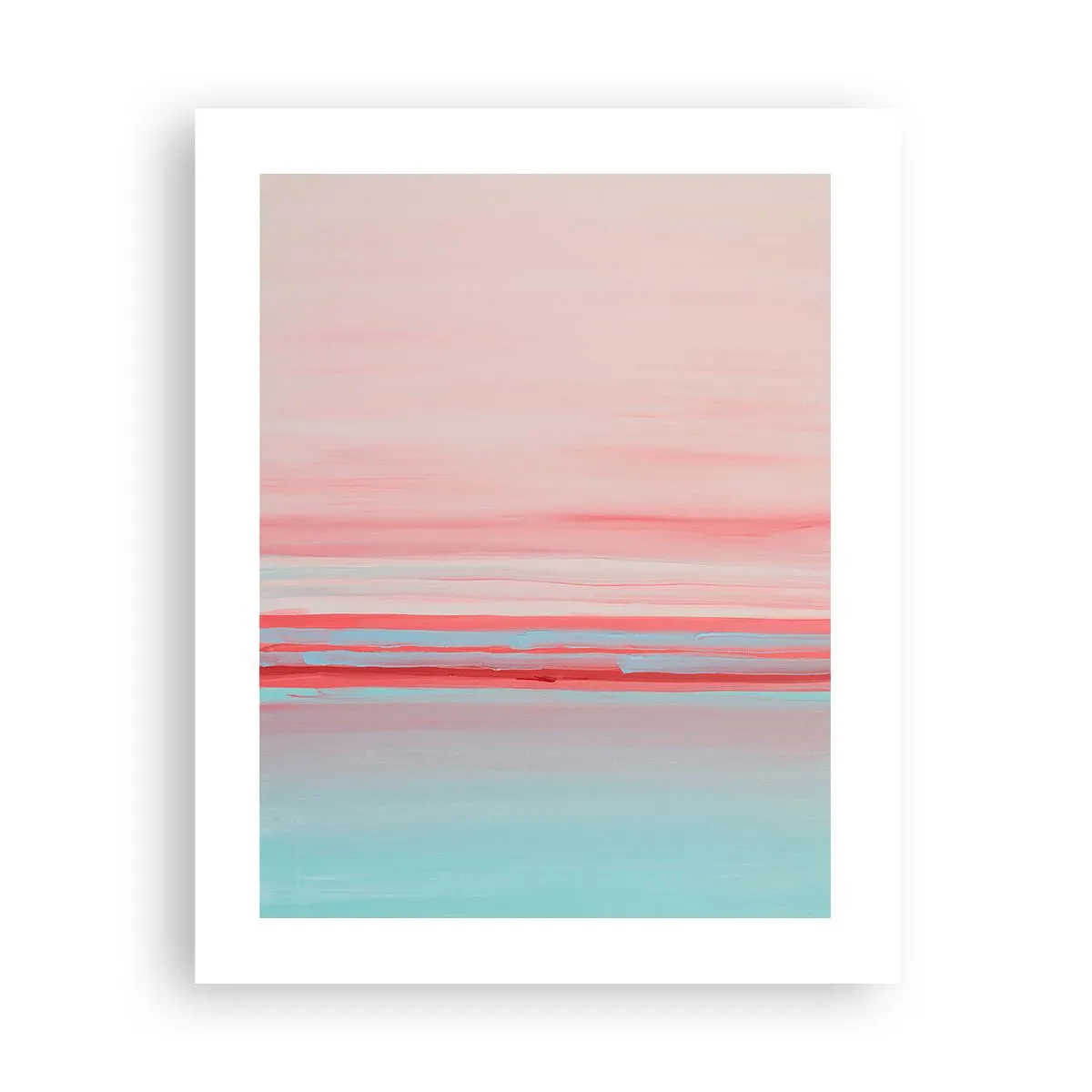 Affisch - Abstraktion i gryningen - 40x50 cm