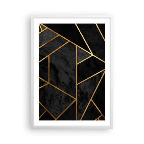 Affisch i vit ram - Mörker och sken - 50x70 cm
