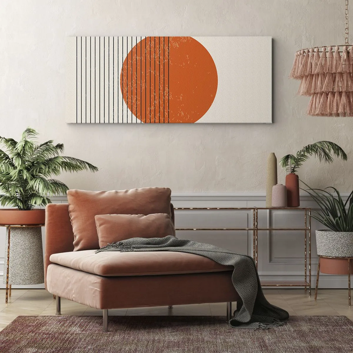 Canvastavla - Bild på duk - Alltid solen - 100x40 cm
