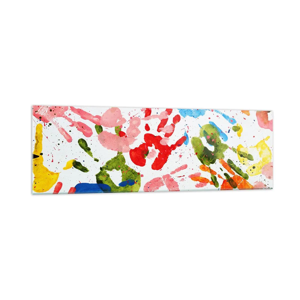 Glastavla - Bild på glas - Följs spåren - 160x50 cm