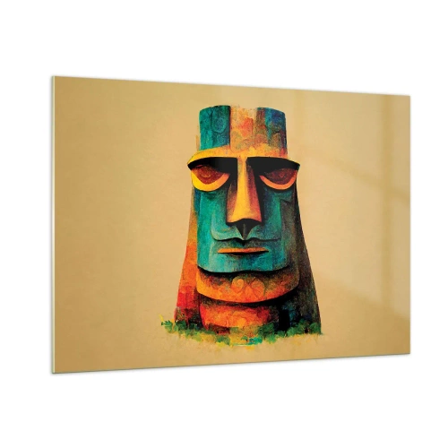 Glastavla - Bild på glas - Statylik, men ändå sympatisk - 100x70 cm