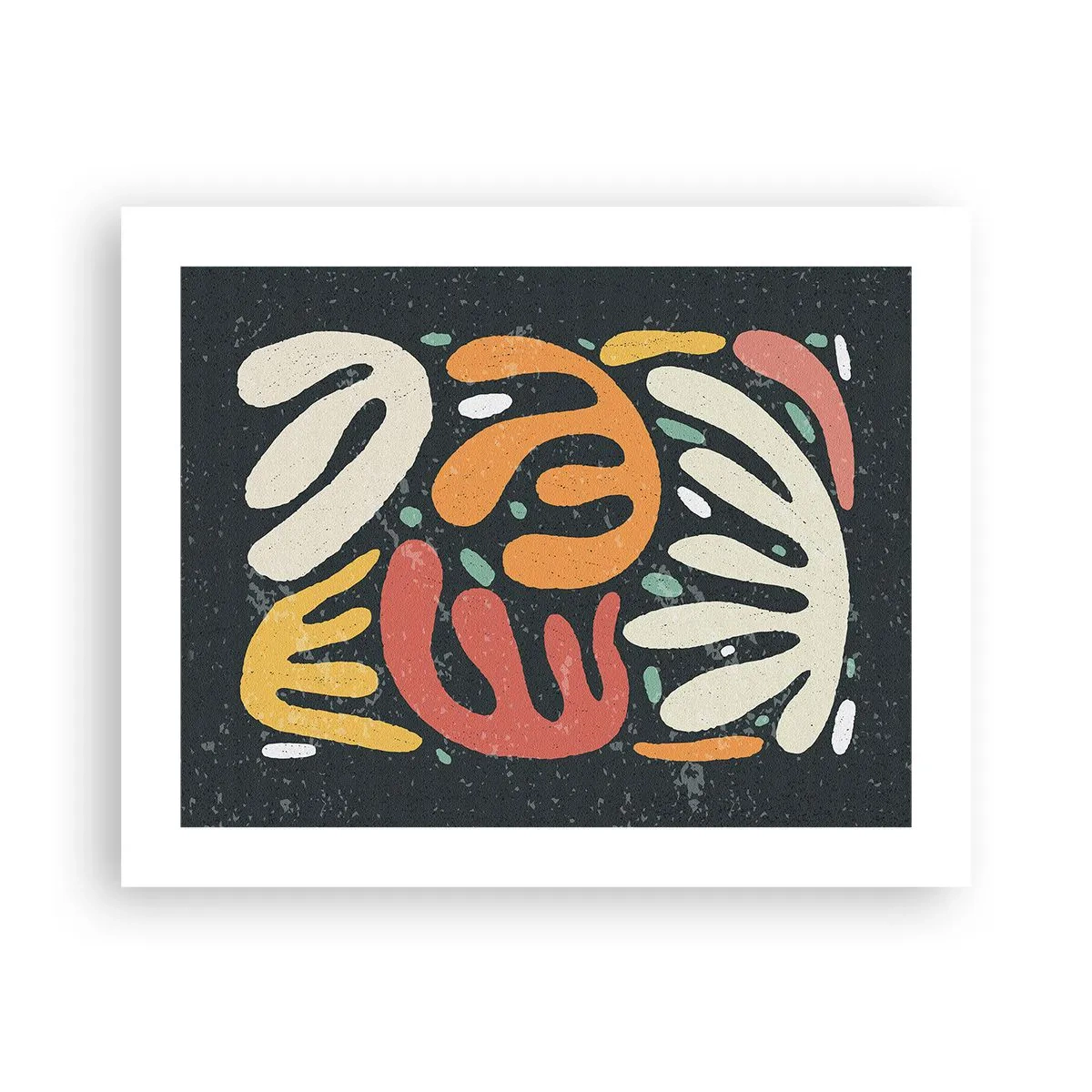 Affisch - Komposition - Jag tar snart tag i dig  - 50x40 cm