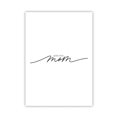 Affisch - Jag är mycket rörd - 50x70 cm