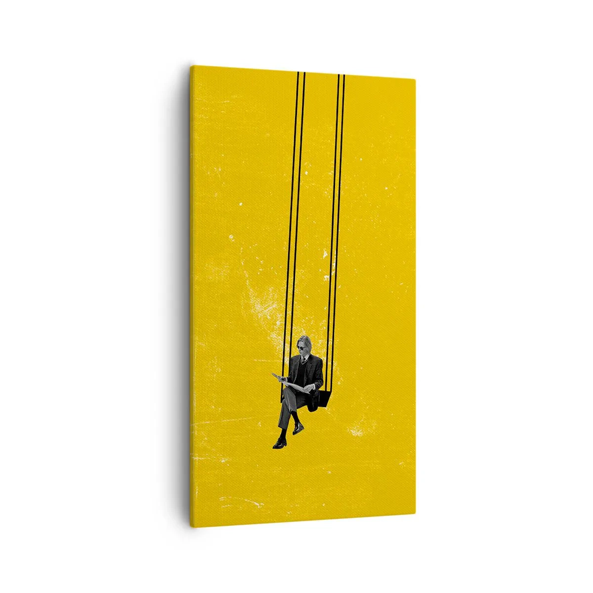 Canvastavla - Bild på duk - En dag som alla andra - 55x100 cm