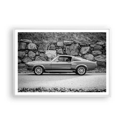 Affisch i vit ram - Legend från 60-talet - 100x70 cm