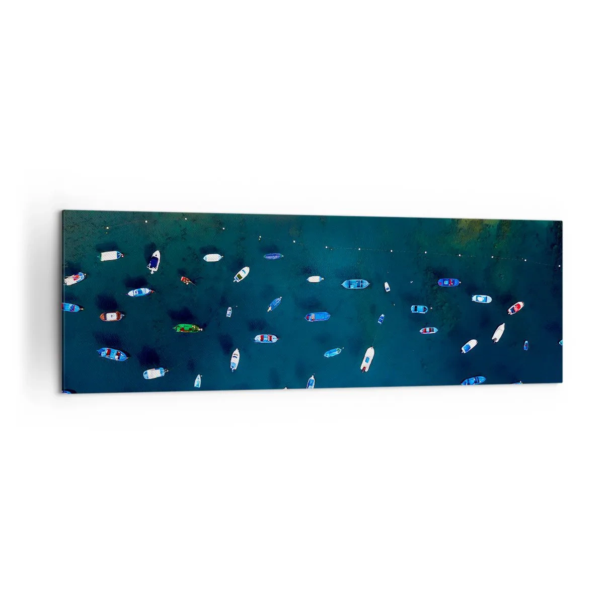Canvastavla - Bild på duk - Ett semesterspel - 160x50 cm