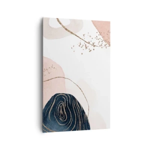 Canvastavla - Bild på duk - Allt flyter - 80x120 cm