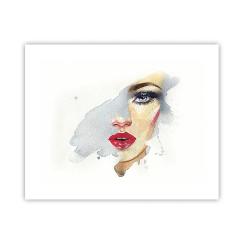 Affisch - Reflektion i vattendroppe - 50x40 cm