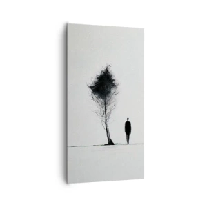 Canvastavla - Bild på duk - Vi vandrar alla - 65x120 cm