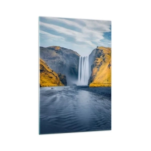 Glastavla - Bild på glas - Evig varaktighet, evig rörelse - 70x100 cm