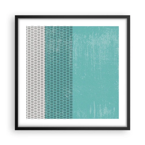 Affisch i svart ram - Balanserad komposition - 50x50 cm