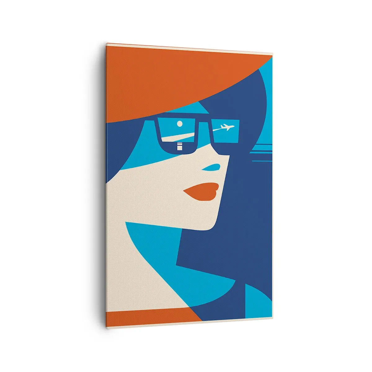 Canvastavla - Bild på duk - Semesterresa - 80x120 cm