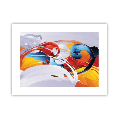 Affisch - Elementens dans - 40x30 cm