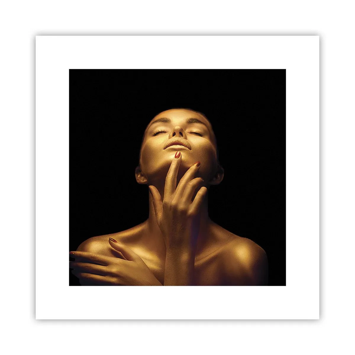 Affisch - Som guldsilke - 30x30 cm