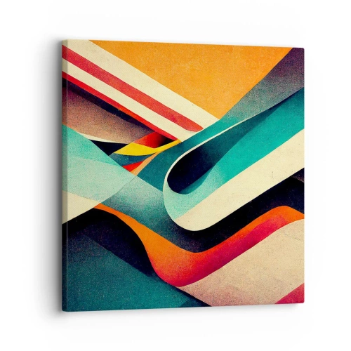 Canvastavla - Bild på duk - Intensiv komposition - 30x30 cm