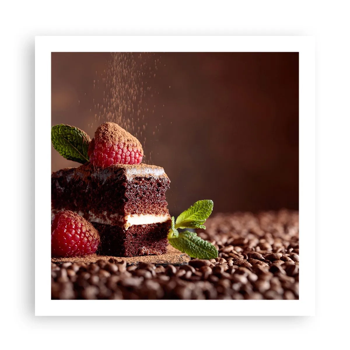 Affisch - Livet är ljuvt - 60x60 cm